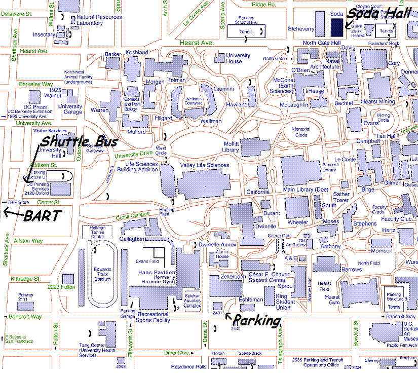 UC Berkeley Map
