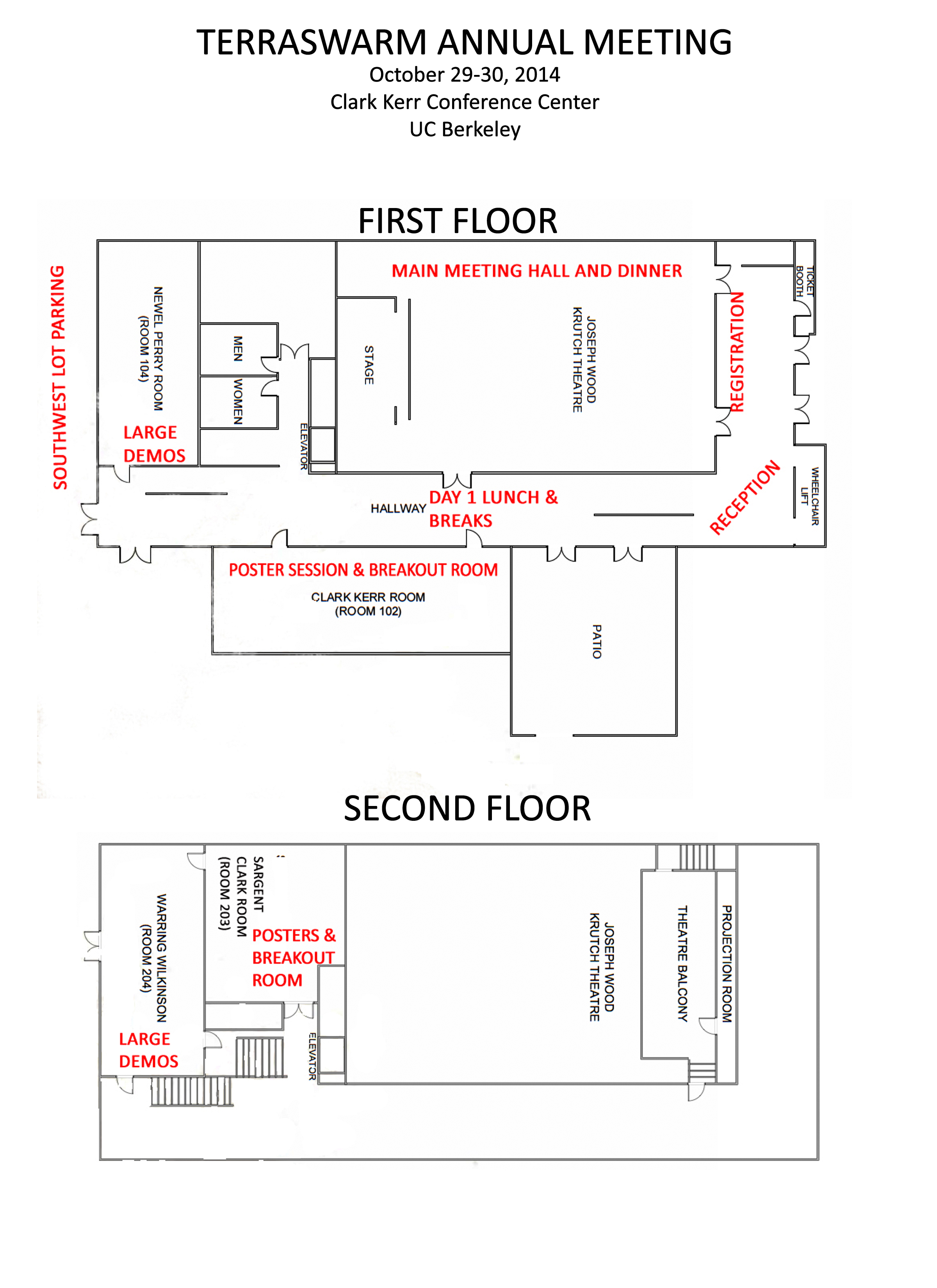 Map of Main Building